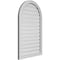 Ekena Millwork Round Top Surface Mount PVC Gable Vent: Functional, w/ 2"W x 1-1/2"P Brickmould Frame, 26"W x 42"H GVPRT26X4202SF - alternate 2
